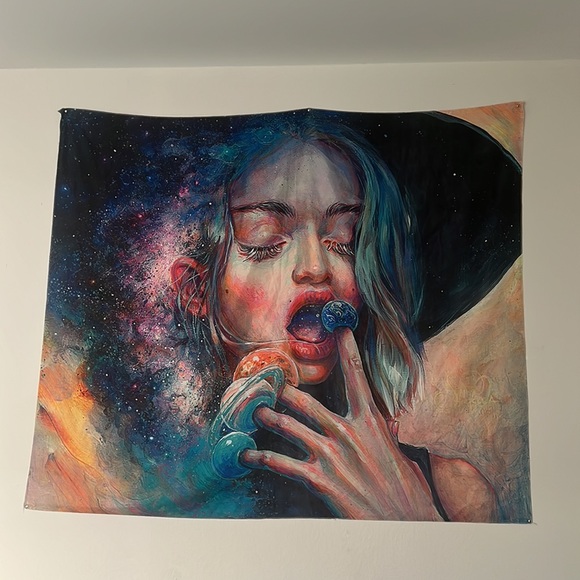 Space girl tapestry - Picture 2 of 2